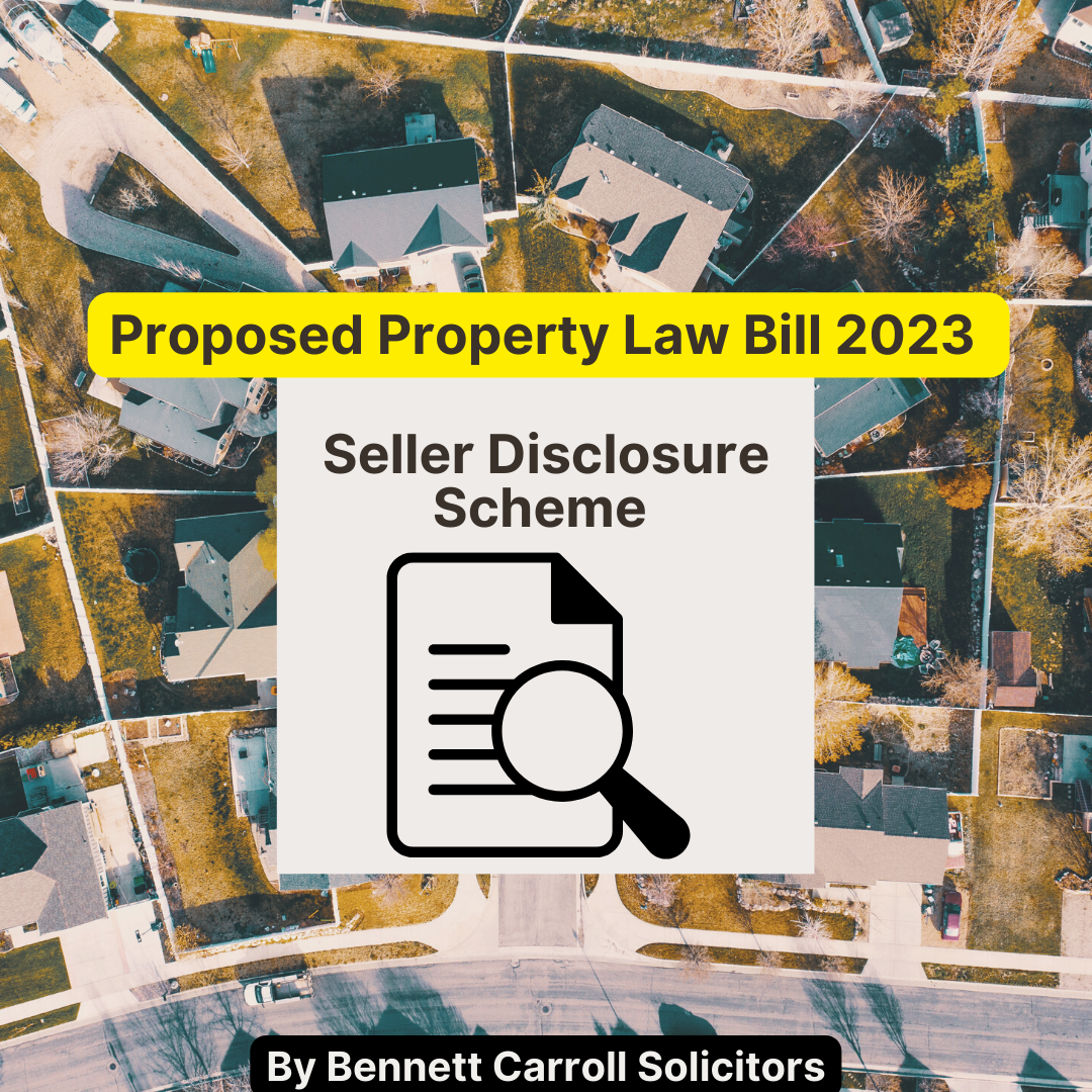 Seller Disclosure Prop Law Bill 2023 